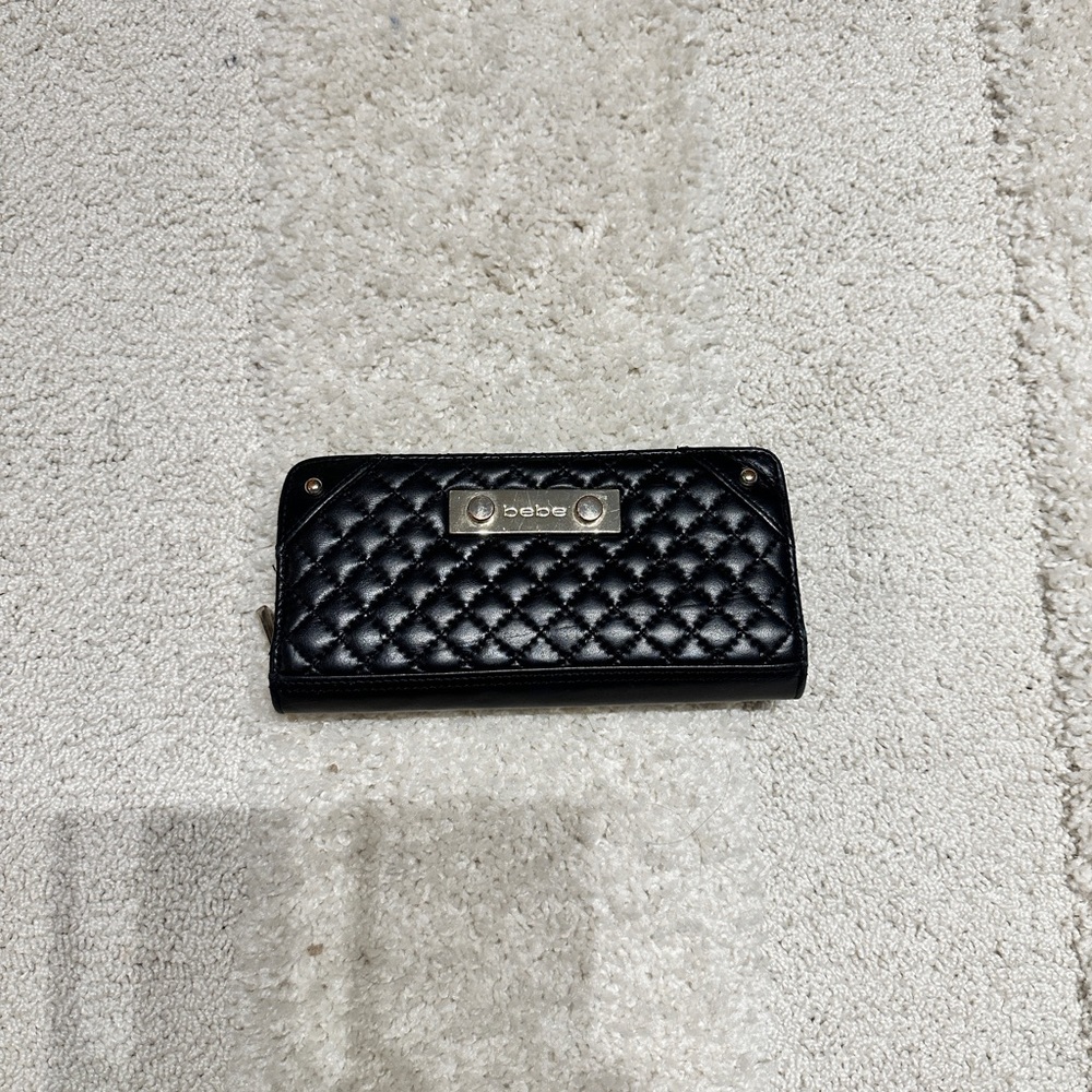 Bebe black wallet